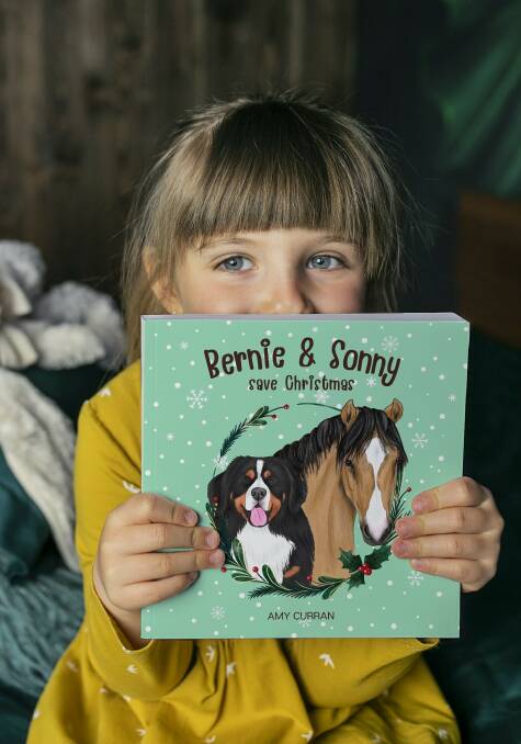 'Bernie and Sonny Save Christmas' taps into children's creativity with a story and colouring-in tasks. Picture supplied.