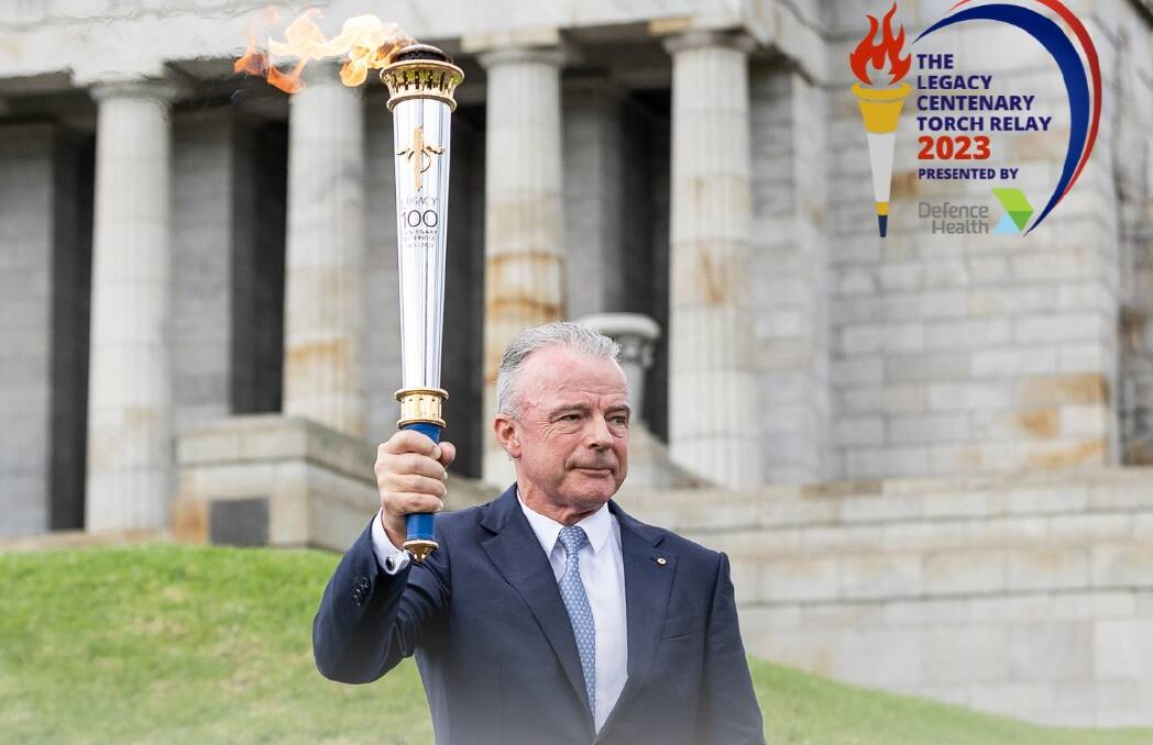 Legacy torch ambassador Dr Brendan Nelson AO launched the relay in April at Melbourne's Shrine of Remembrance. Image sourced.