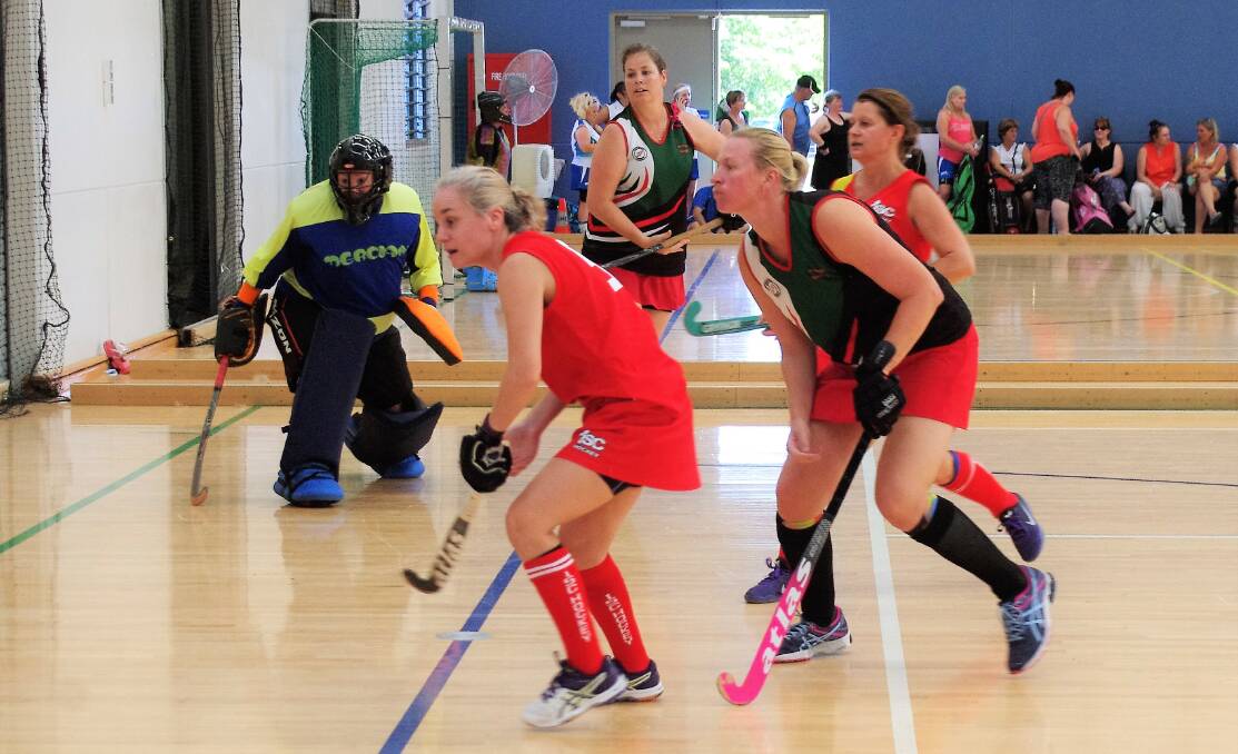 ECONOMIC BOOST: Players came from far and wide to play in last January's Indoor Australian Hockey Championships held at the Veolia Arena.