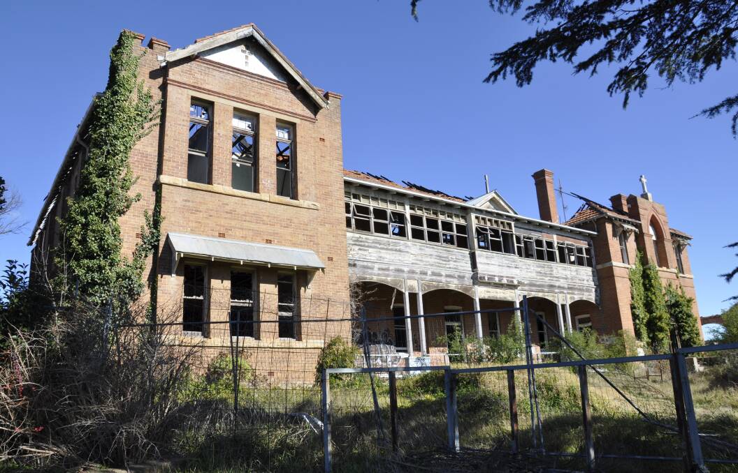 The 1912 former Saint John's orphanage in Mundy Street has also been extensively damaged by fire and general vandalism. Photo: Louise Thrower.