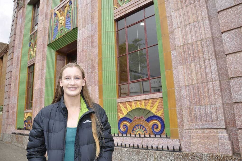 HELPING HAND: Jasmine Stanberg says she couldn't have completed her first year of university without help from the Country Education Foundation of Goulburn and District. Photo: Louise Thrower.
