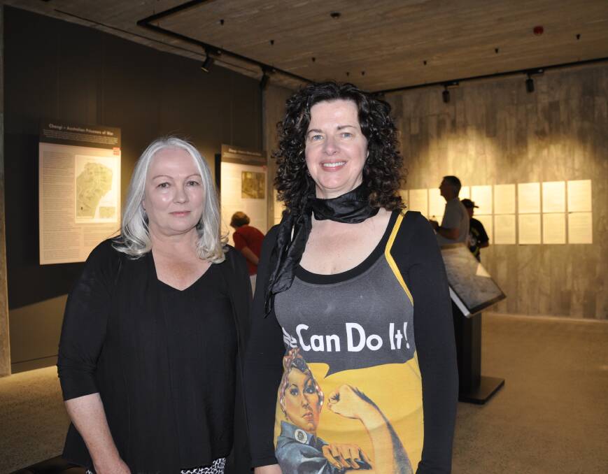 The council's museums coordinator, Kerry Ross, and museums officer, Julieanne Salway curated the World War Two exhibition at Rocky Hill. Picture by Louise Thrower.