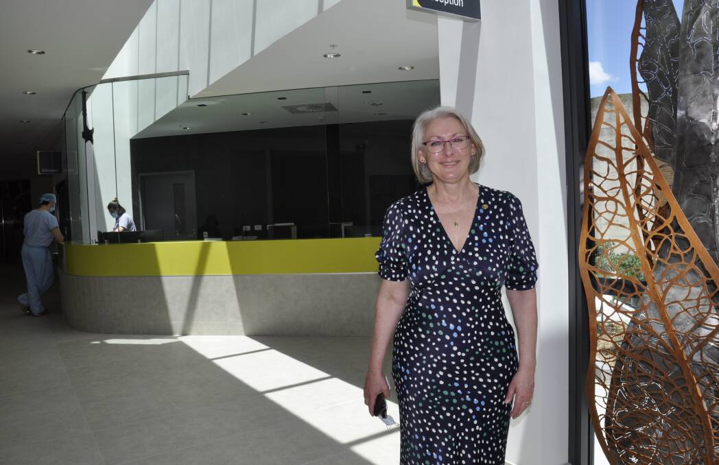 Goulburn Base Hospital redevelopment project lead Kerry Hort is thrilled the new clinical services building has been officially opened. Photo: Louise Thrower.
