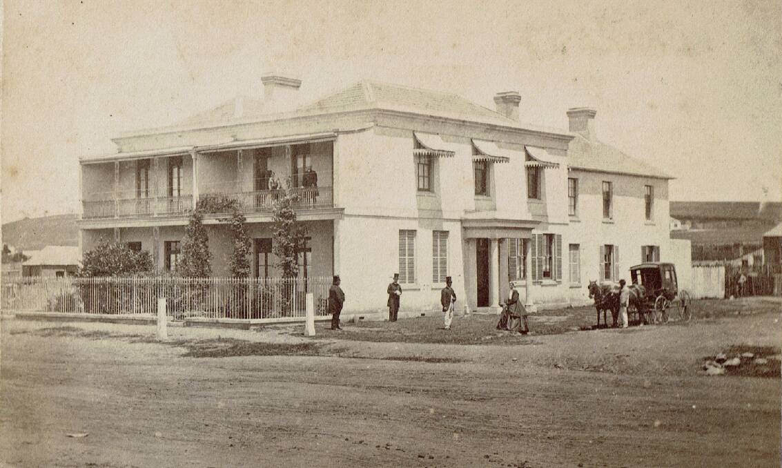 GRAND: Lansdowne Terrace on Sloane Street, close to Mundy Street, was builder Frederick Horn's first commission. It has since been demolished. Photo: History Goulburn.