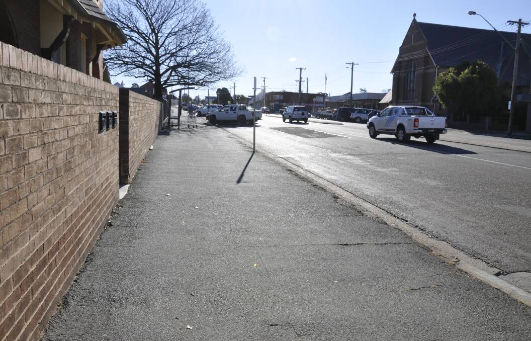 The footpath on Clifford Street between Auburn Street and McKell Place will be renewed using $60,000 from the infrastructure grant.