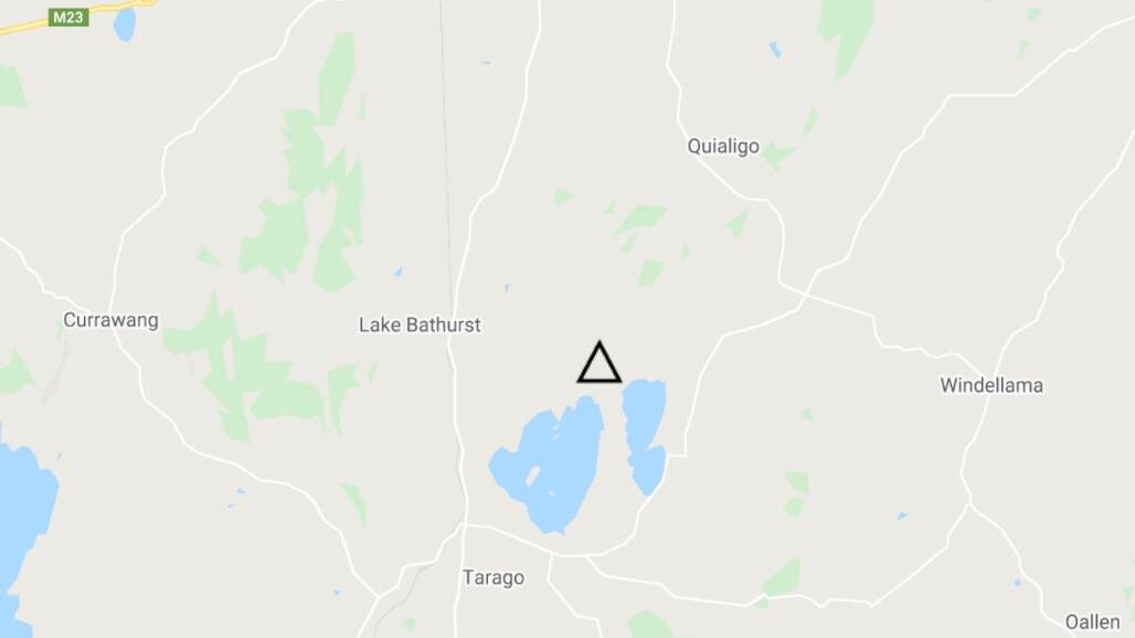 The house is located off Braidwood Road on Glenoaval Road near Lake Bathurst. Image: Google Maps.