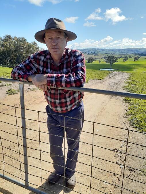 "NOT ON": Binda district landowner Geoff Burbidge is "dismayed" by a 20 per cent increase in his rural rates this year on the back of land revaluations. Photo: Supplied.