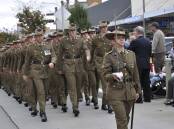 Royal Military College Duntroon cadets will once again participate in this year's Goulburn Anzac Day commemorations. Picture by Louise Thrower.