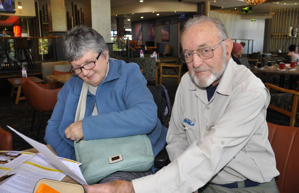 LOVING SUPPORT: John Bowles is a full-time carer for his wife, Magda, who suffered a stroke in 2009. He's encouraging people to join the Goulburn Stroke Recovery Club. Photo: Louise Thrower.