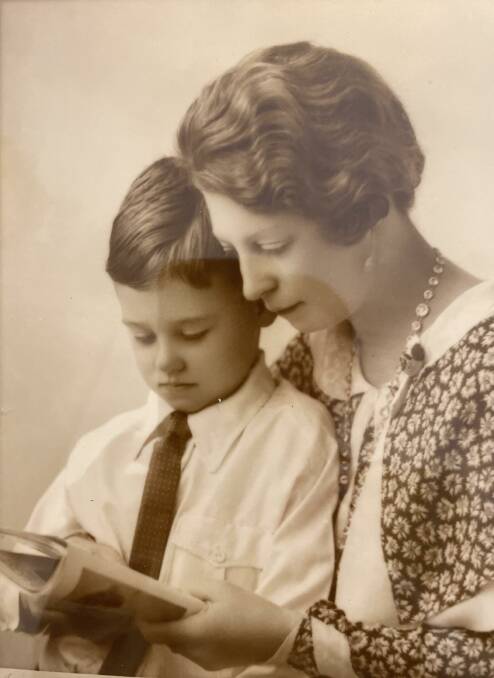 LOVED: A young Doug MacCulloch with his mother Emily Dryden, whom grandson Robert MacCulloch described as a exceptionally intelligent person, with a linguistics degree from Sorbonne University in Paris. Photo supplied.