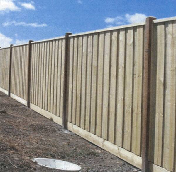 The developers have proposed a 1.8 metre high 'lapped and capped' timber fence along Robinson Street as a noise attenuation measure. A draft council development control plan also calls for a 2.1m high timber fence screening the estate's houses fronting Lansdowne Street. Image supplied.