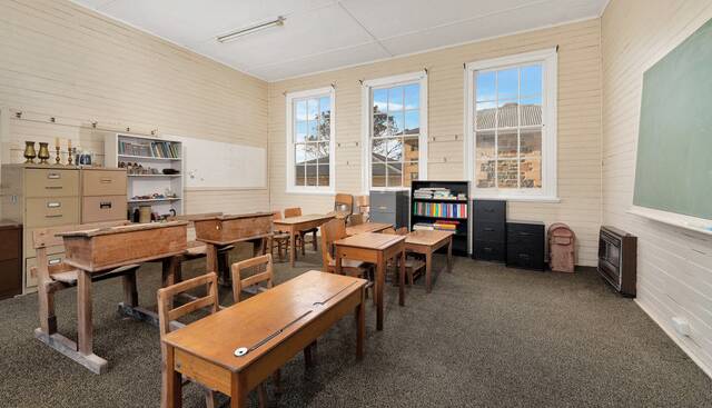 Classrooms in the old Bungonia schoolhouse remain intact. It was used as a school up until 1973, and later, as an education centre. Picture supplied.