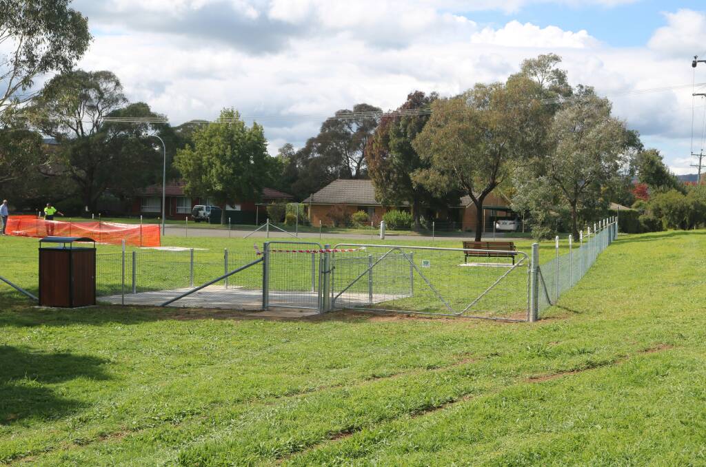 The Garfield Park off-leash area is among Goulburn Mulwaree Council's off-leash area that are closed to the public. Photo supplied. 