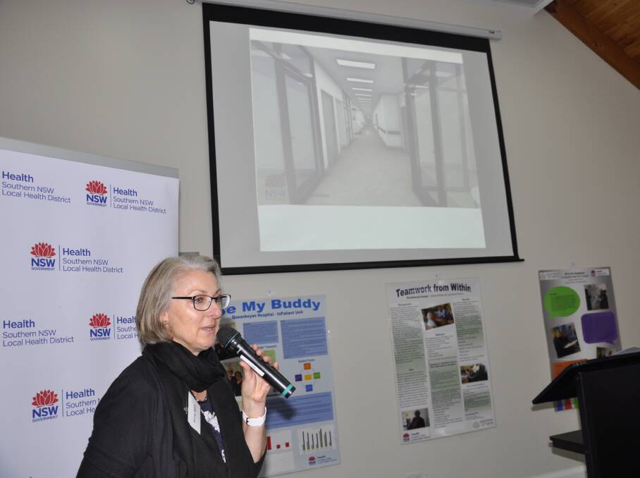 Goulburn Base Hospital redevelopment project manager Kerry Hort updated attendants on progress at Wednesday's health awards, held at the Mercure Motel. 