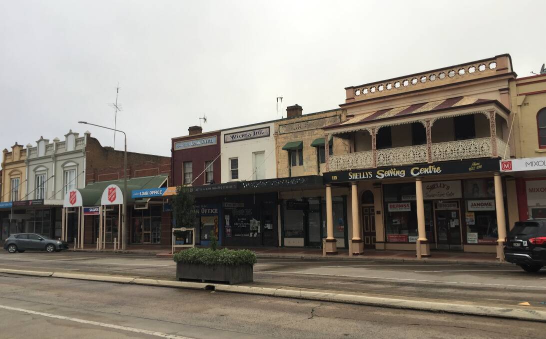 Council general manager Warwick Bennett has suggested the future shape of Auburn Street's southern block should be part of a CBD discussion. Photo: Louise Thrower. 