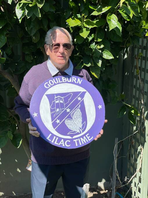 ARTISTIC TALENT: Paul Barling designed the logo for the inaugural Lilac Festival. Photo supplied.