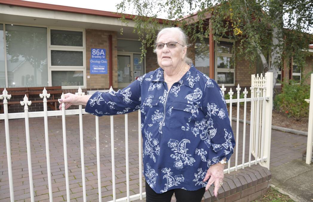 SEEKING ASSURANCES: Goulburn woman Fran Croft wants more "positivity" surrounding staffing and the future of local oncology services. Photo: Louise Thrower.