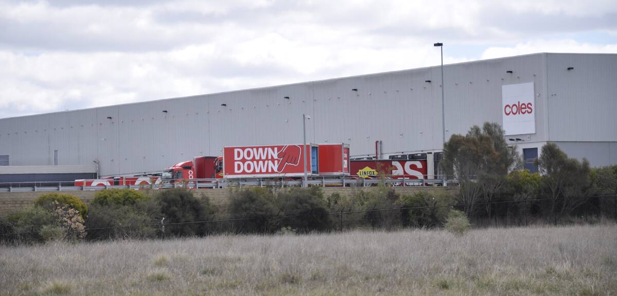 The Coles Distribution Centre at South Goulburn is one of five facilities to close in about five years to make way for automated facilities elsewhere.