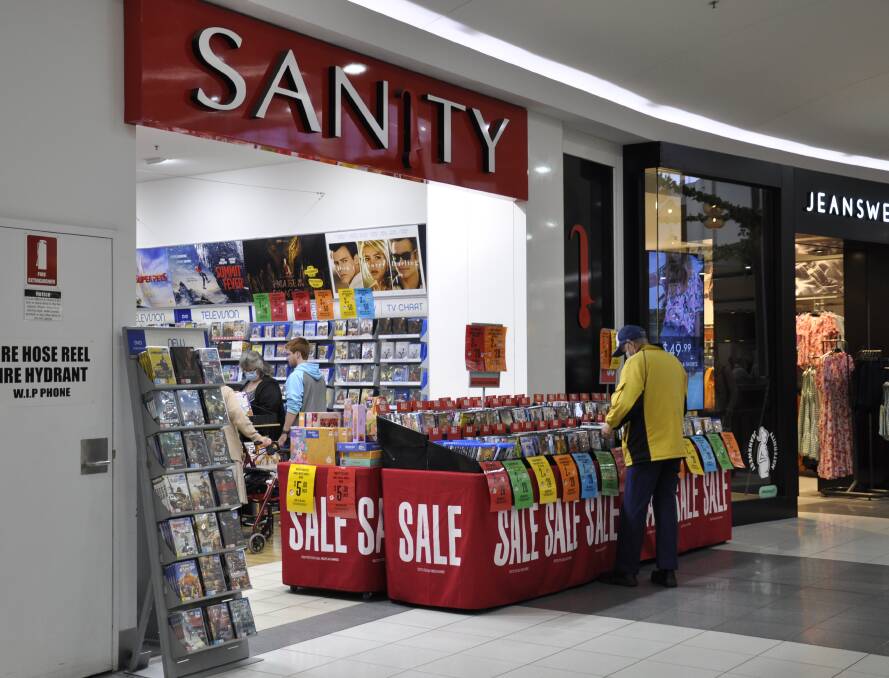 Goulburn's Sanity store will close its doors in February. Picture by Louise Thrower.