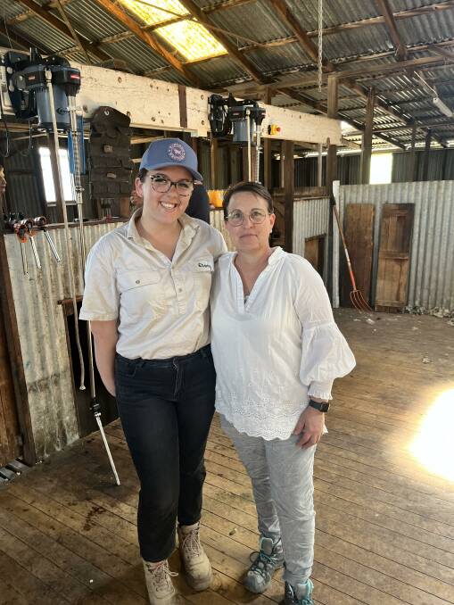Jo Marshall, right, is the driving force behind the Crookwell district's Australian Agricultural Centre. Picture supplied.