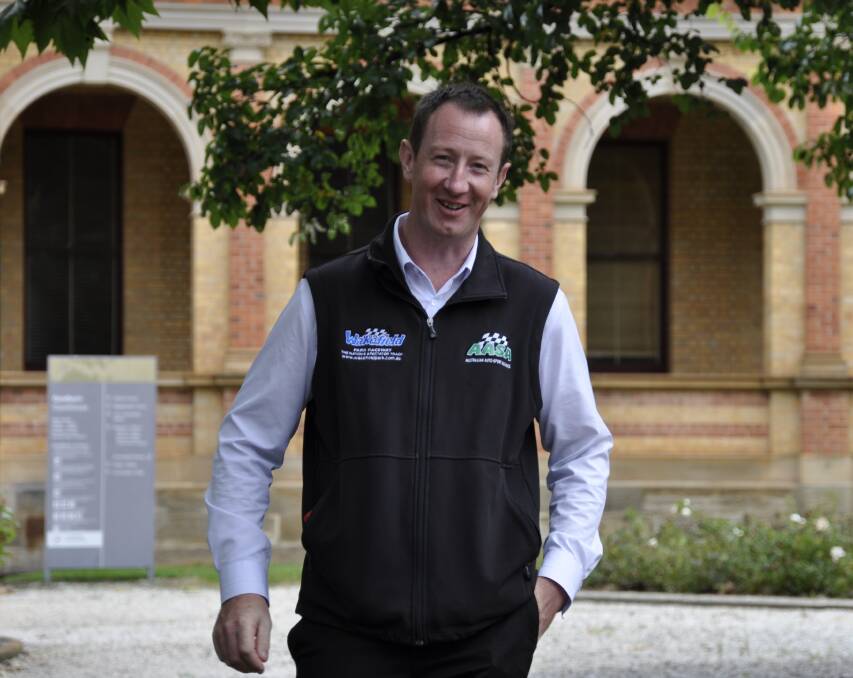 Wakefield Park operations manager Dean Chapman emerging from Goulburn Courthouse last Tuesday. Photo: Louise Thrower.