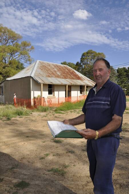 HISTORY BUFF: North Goulburn man Jeff Coggan has extensively researched the cottage at 4 Hetherington Street. He said the house could be connected to James Sinclair, the builder of St Clair Villa.