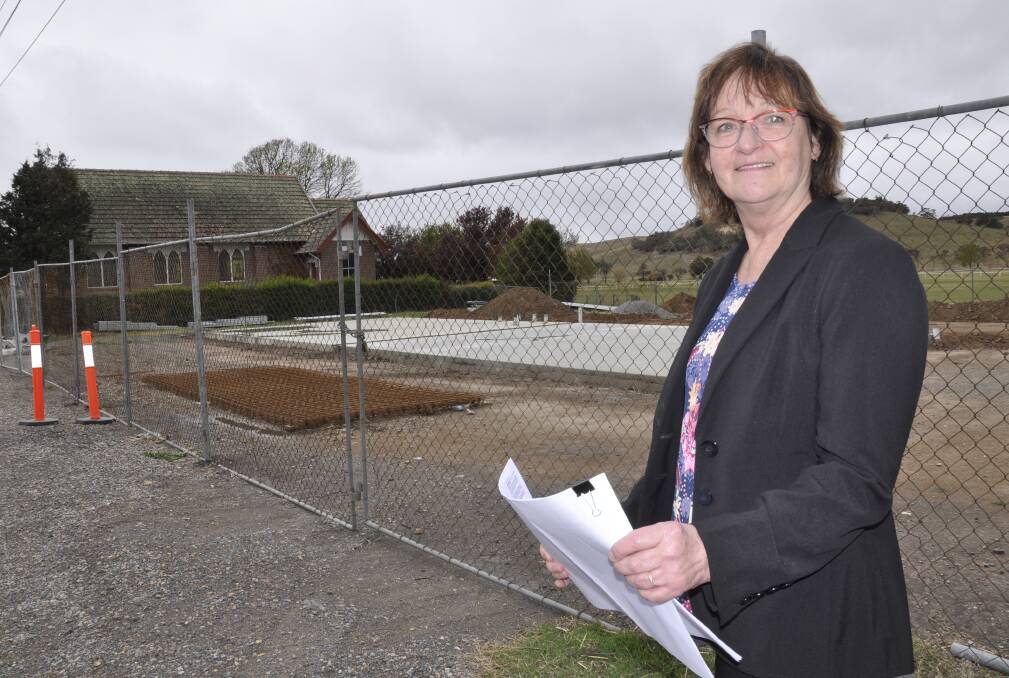 Tarago and District Progress Association president and real estate agent Judy Alcock is developing four shops in the village on the Braidwood Road.