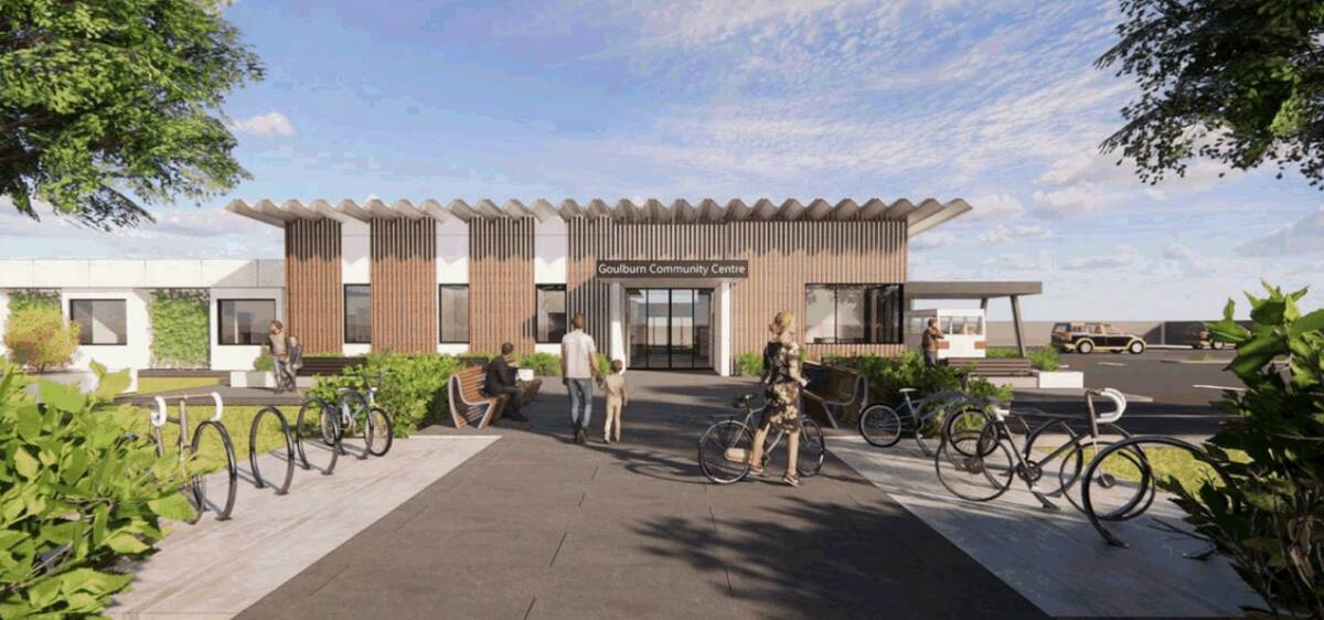 Goulburn-based SC Designs drew up this artist's impression for a new community centre at Bourke Street several years ago.