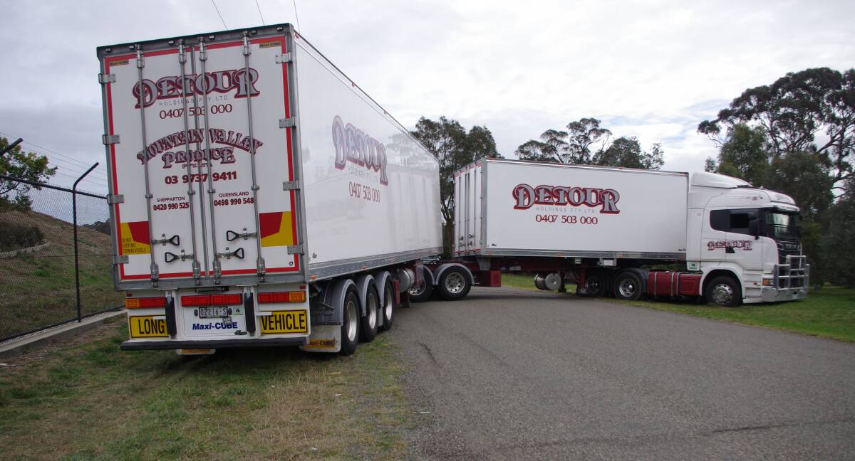 NO GO: Run-O-Waters residents have been lobbying for a second access to the suburb for many years. In June, 2016 a truck jack-knifed, blocking access in and out of Ducks Lane.