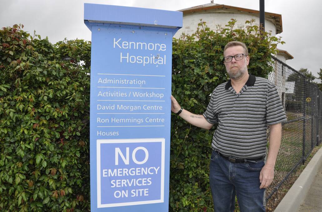 ESSENTIAL SERVICE: Laggan man Robert Foster and his wife, Nicola, a former client at the Ron Hemmings Centre at Kenmore Hospital, have advocated strongly in submissions for the non-acute care mental health facility to remain open. Photo Louise Thrower. 