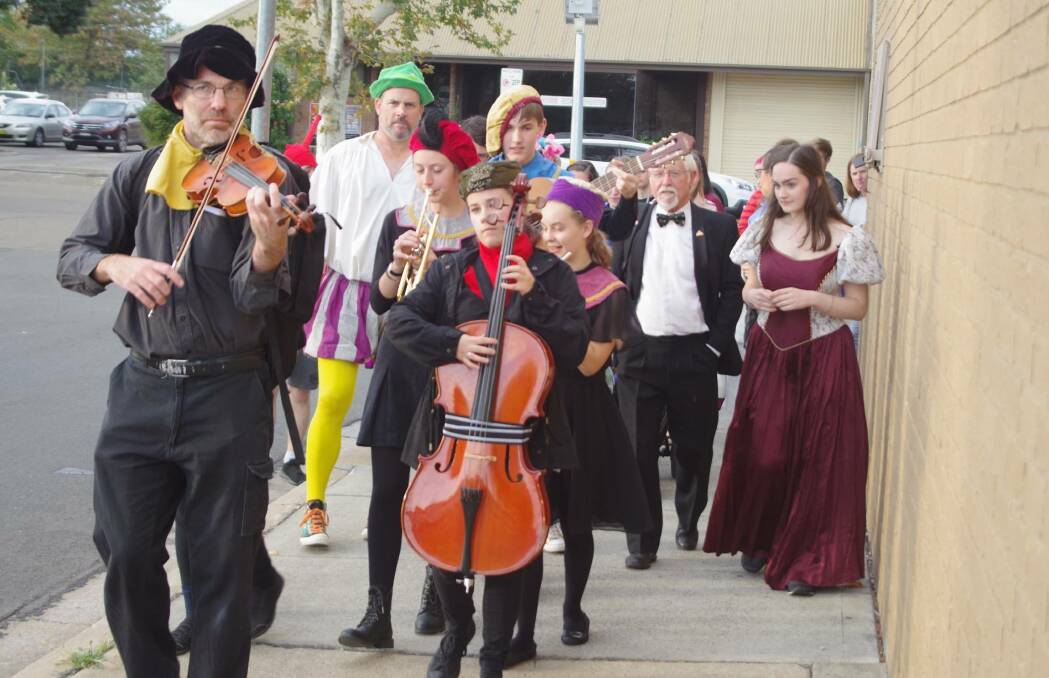 Shakespeare on the Run will bring Goulburn's streets alive. Picture by Peter Oliver Imagery.
