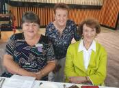 Kathy Hunt, Jenny Sullivan and Margaret Thompson enjoyed the catch up at Goulburn Day VIEW Club's recent meeting. Picture supplied.