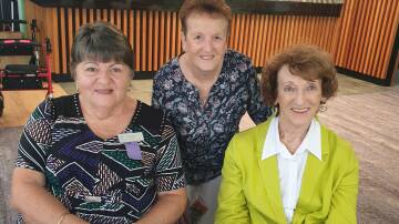 Kathy Hunt, Jenny Sullivan and Margaret Thompson enjoyed the catch up at Goulburn Day VIEW Club's recent meeting. Picture supplied.