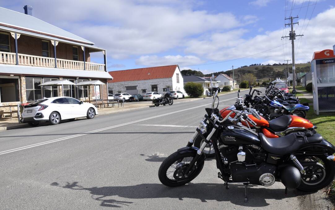 Tarago and its Loaded Dog pub are a popular stopover for travellers, including an increasing number of motorcyclists. Photo: Louise Thrower.