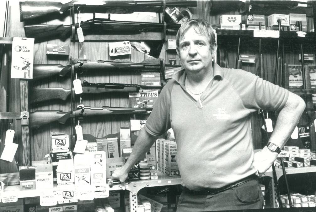 A younger Bill Lambert started selling guns but later branched out into a wide range of outdoor equipment and supplies. 