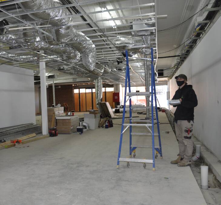 The spacious former Go-Lo variety story that is being transformed into new medical premises. 