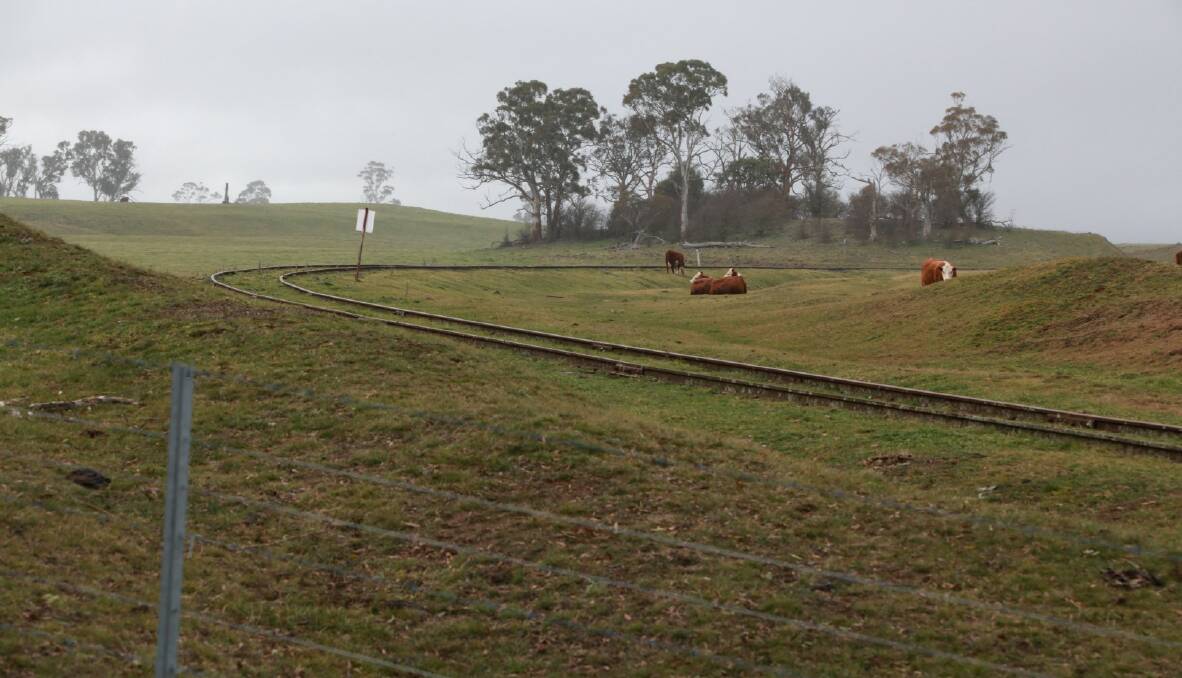 The disused Goulburn to Crookwell rail line runs through Woodhouselee. Photo supplied.