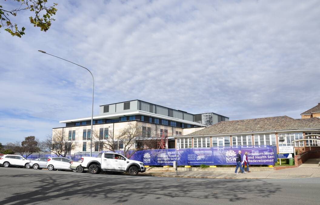 The Goulburn Hospital redevelopment will be completed later this year. Despite having a room for an MRI service, funding for a machine has not been forthcoming from the state government. The federal government also needs to grant a licence. Photo: Louise Thrower. 