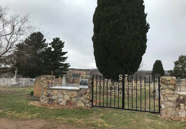Friends of Goulburn's Historic Cemeteries have tidied and helped restore Saint Saviour's cemetery. Picture supplied.
