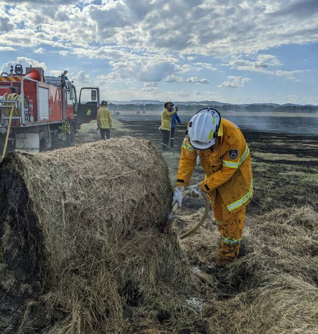 EFFICIENT: Crews from Tarago and district extinguished a fire on a Cullulla Road property on Sunday within two hours. Photo: Tarago RFS.