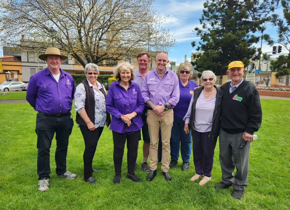 The Lilac City Festival committee, led by Carol James (third left) wrapped up another successful event on Monday. Picture supplied.