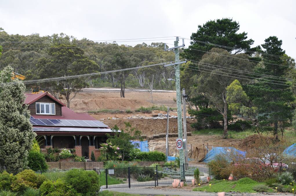 Fines have been issued to the developers of the subdivision at 99 May Street. Photo: Louise Thrower. 