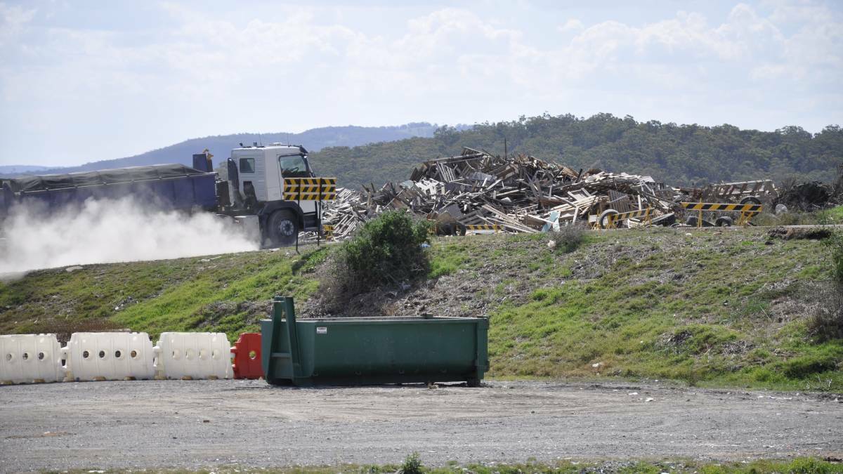 The Goulburn Waste Management facility is one of three in the council area that receives rural waste. Photo: Louise Thrower.
