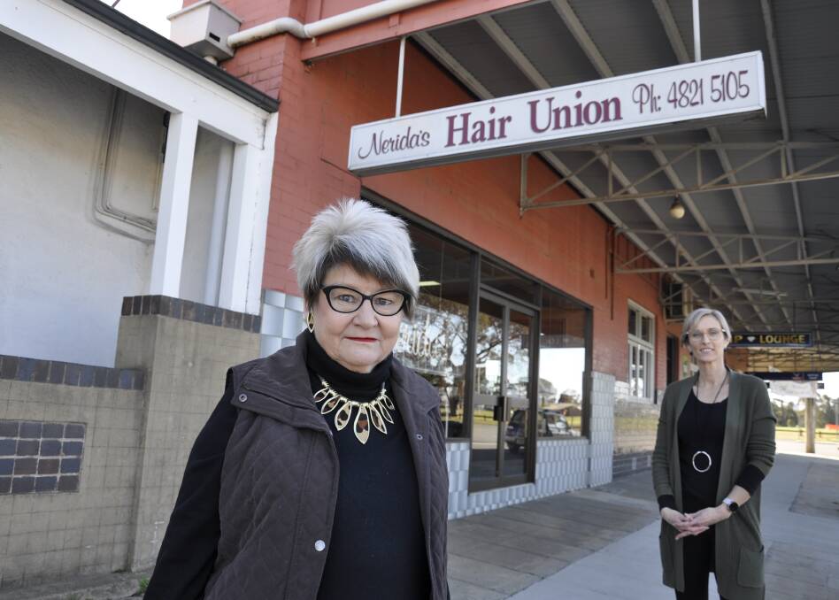 NEW ERA: Nerida's Hair Union is as much a part of Goulburn as the adjoining Gordon Hotel. Owner Nerida Harris is retiring and handing the reins to Nicole Downey. Photo: Louise Thrower. 