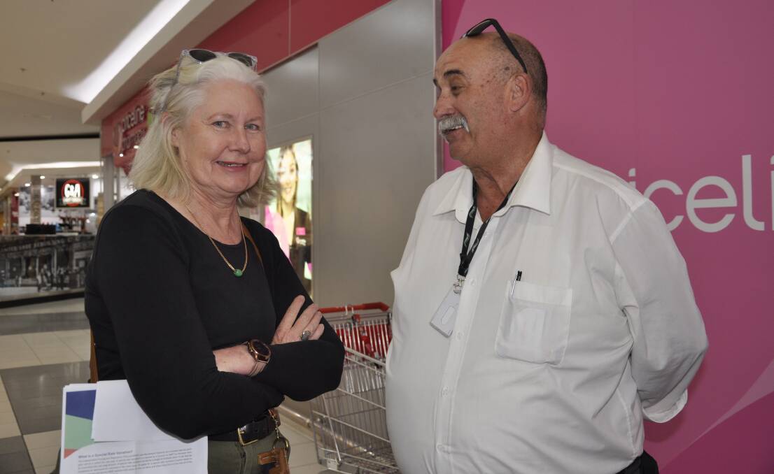 Goulburn resident, Jannine Devery spoke to Mayor Peter Walker about the special rate variation.