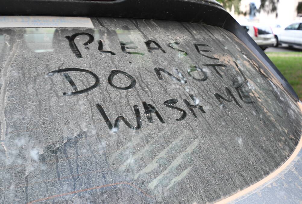 NO WASHING: There will be no shame when it comes to driving a dusty car as part of the council's Driving Dirty water-saving campaign. Photo: CARLA FREEDMAN