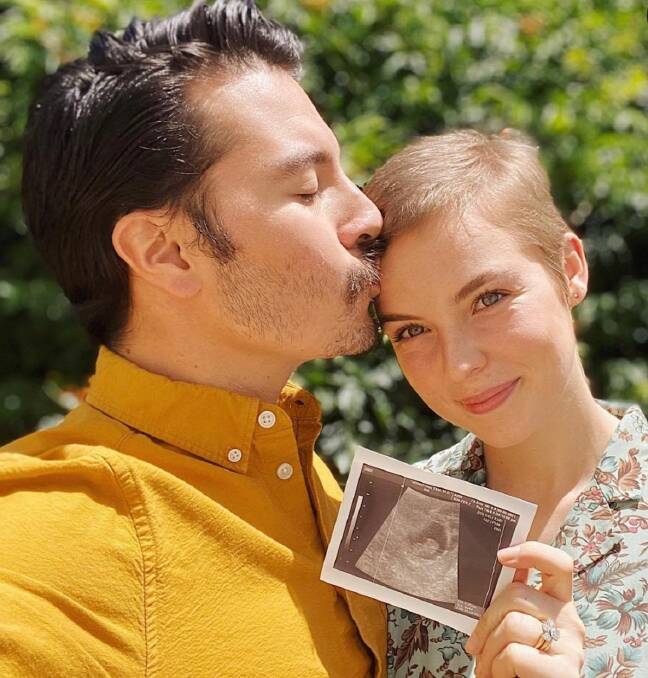 URGENT: Victorian couple Dylan-Lee and Emilio Polanco, whose first baby is due in December, are desperate to get home to Australia from Los Angeles.