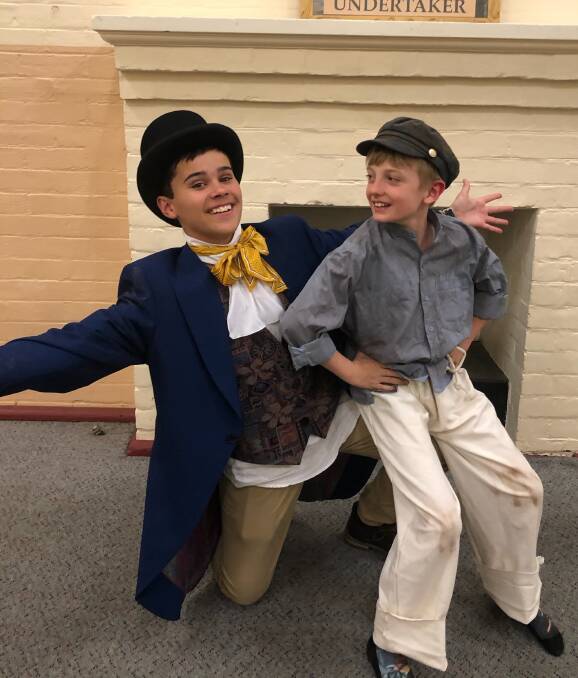 Joshua Arnold and Michael Alsop-Orchard and in the RHMTC production of Oliver. 