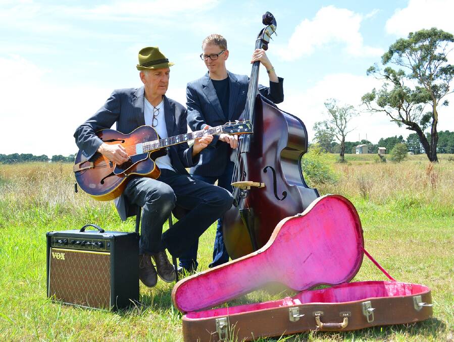 Woodwind and jazz tutor Ben Jones and guitarist Rick Falkiner are the The Mod-Day Gents. They are playing at the The Goulburn Regional Conservatorium on Friday, May 25. 