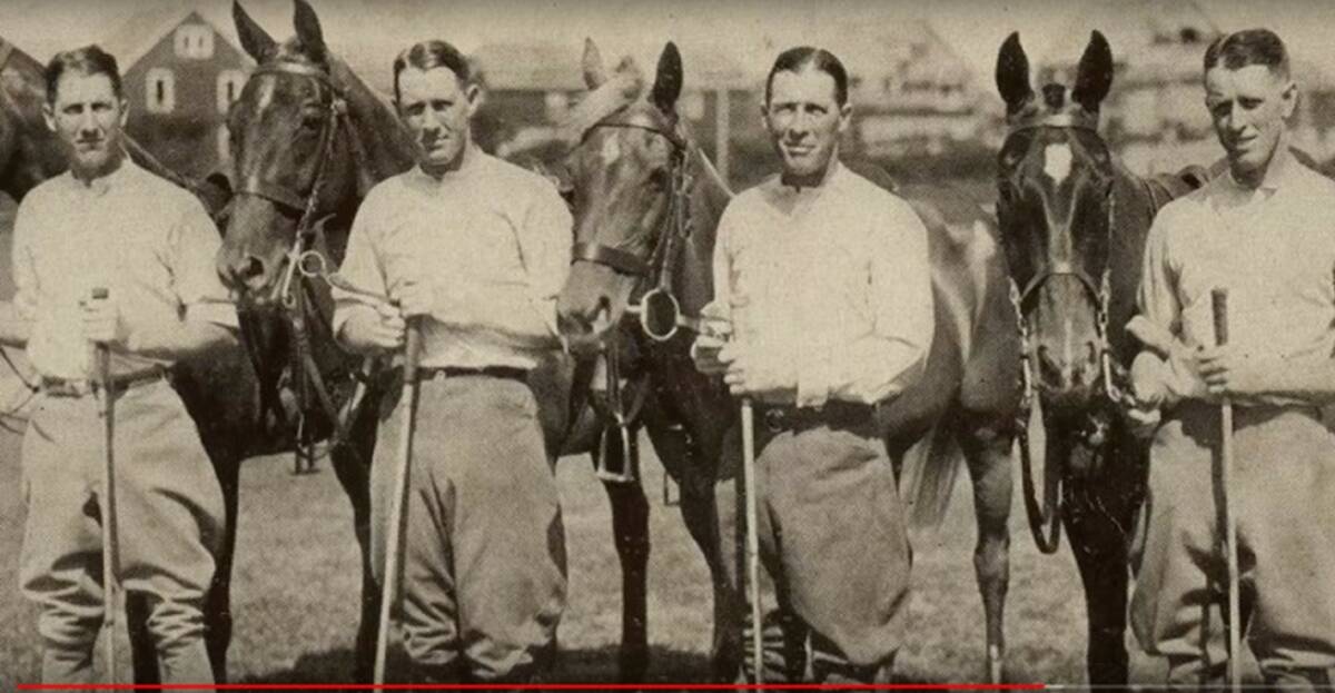 BROTHERS: The four Ashton brothers, who are featured in the film are Phil, Geoff, Jim and Bob. They were legendary polo players. Photo supplied. 